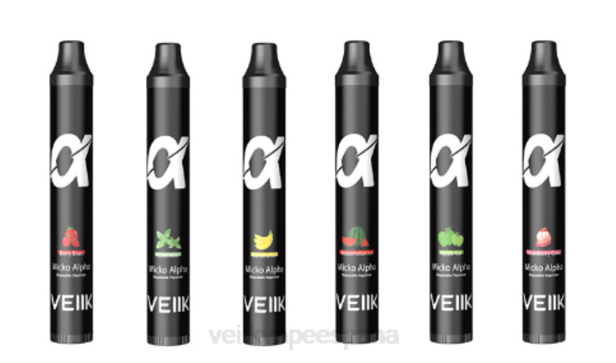 VEIIK Micko Alpha vape desechable 600 inhalaciones 500mah múltiples sabores 4N4058 VEIIK micko lux españa