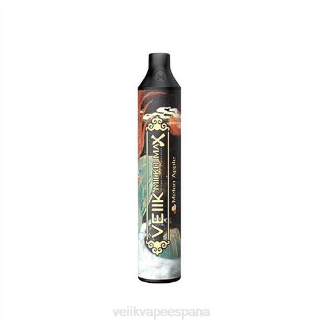 VEIIK Micko MAX vaporizador desechable 1500 inhalaciones melón manzana 4N4047 VEIIK micko españa