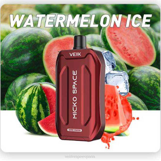 VEIIK Micko Space vape desechable 7000 inhalaciones hielo de sandia 4N4039 VEIIK pod españa